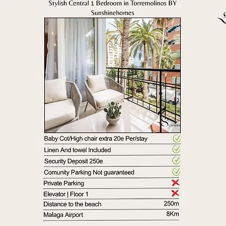 Perfect Stylish 1 Bedroom Getaway Torremolinos